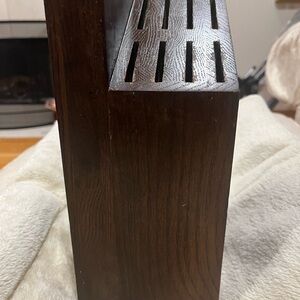 Dark Wood Knife Holder